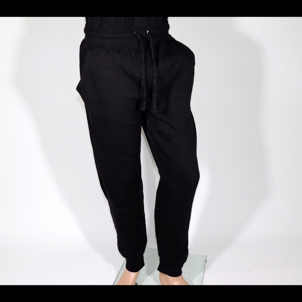 BLACK HEAVY BLEND FLEECE SWEATPANTS